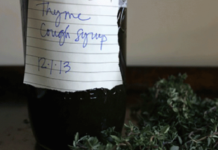 This Syrup Will Stop a Cough Dead in its Tracks: Ginger Thyme Cough Syrup