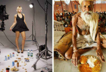 15 People From Around the World Next to the Amount of Food They Eat Every Day