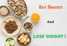 Eat healthy snacks to lose weight