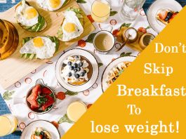 eating breakfast to lose weight